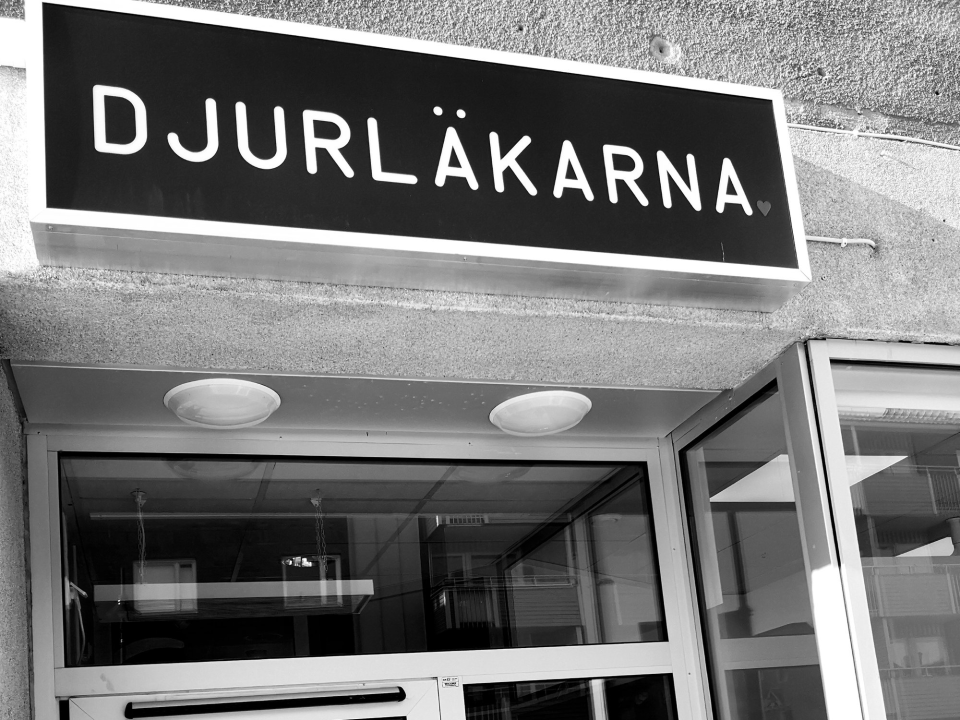 Entrén till kliniken.